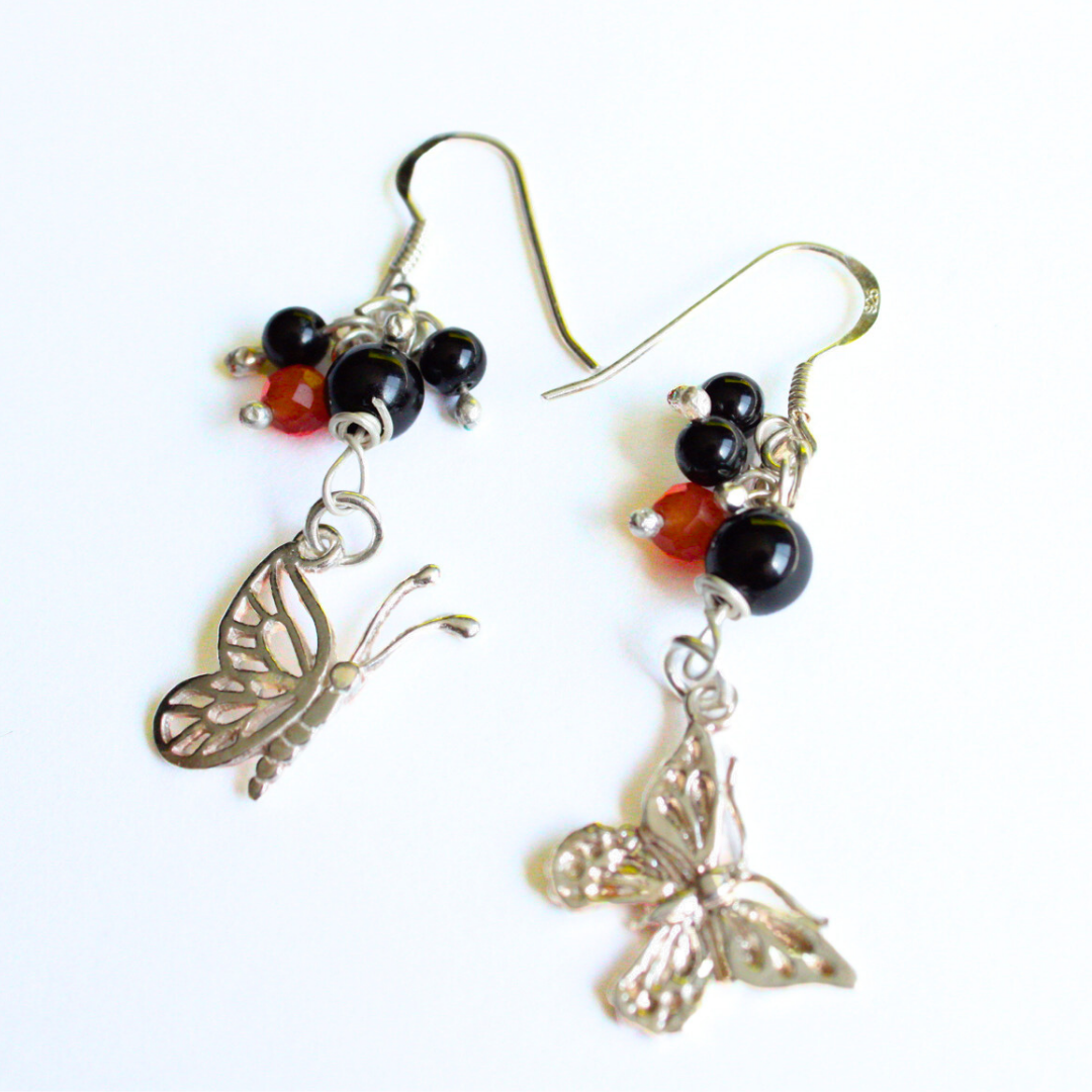 Aretes Mariposas Monarcas