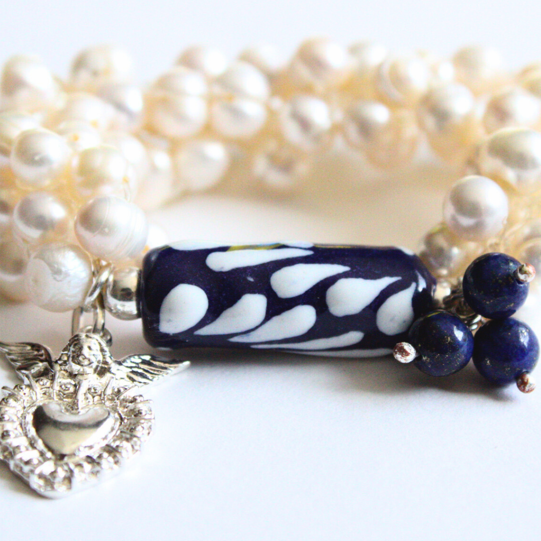 Pulsera Talavera Blanca