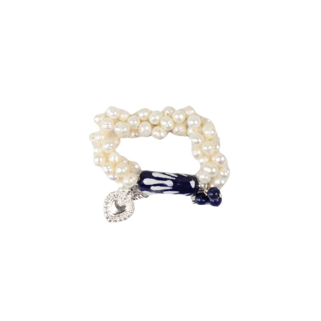 Pulsera Talavera Blanca